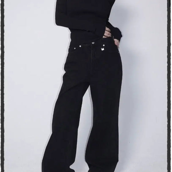 [BUNJANG] Pale Jade Maxi Wide Denim Jeans / 페일제이드 맥시 와이드 데님진