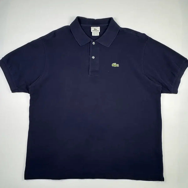 [BUNJANG] Lacoste Peruvian Classic Pique Short Sleeve Polo Shirt Navy Size 6 / 라코스테 페루산 클래식 피케 반팔티 네이비 6사이즈