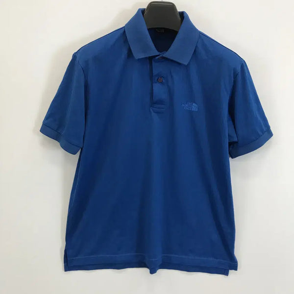 [BUNJANG] The North Face Blue Functional PK Polo T-Shirt / 노스페이스 블루 기능성PK카라티 [100]