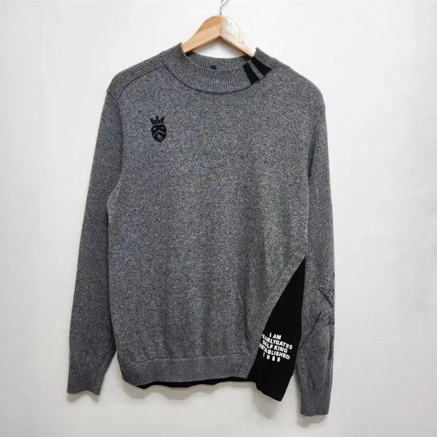 [BUNJANG] PEARLY GATES 21'FW Color Block Wool Knit Sweater Size 95 / 페리게이츠 21'FW  배색  울 니트 스웨터 95 사이즈