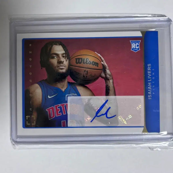 [BUNJANG] Detroit Pistons Rookie Isaiah Livers Auto Basketball Card / 디트로이트 피스톤즈 루키 아이재아 리버스 오토 농구 카드