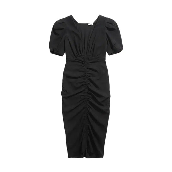 [BUNJANG] L'odeur Women's Off-Shoulder Shirring Long Dress / 여성F/ L'odeur 오프숄더 셔링 롱 원피스 36-17