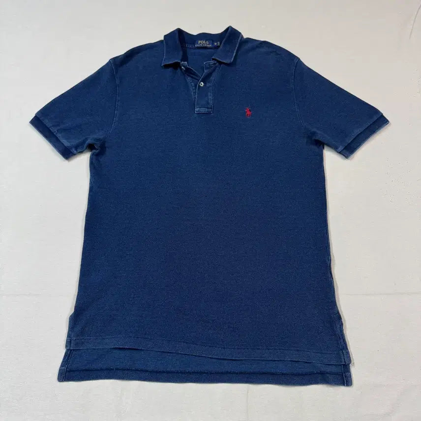 [BUNJANG] Polo Ralph Lauren PK Indigo Denim Short Sleeve Polo Shirt M / M) 폴로 랄프로렌 반팔 카라티 PK 인디고 데님 F15
