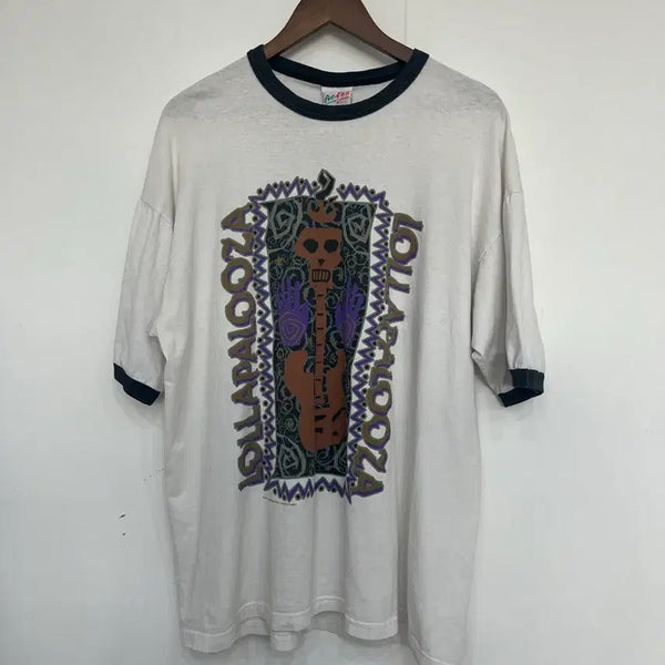 [BUNJANG] 1995 Lollapalooza Festival Ringer T-Shirt / 1995 롤라팔루자 페스티벌 링거 티셔츠