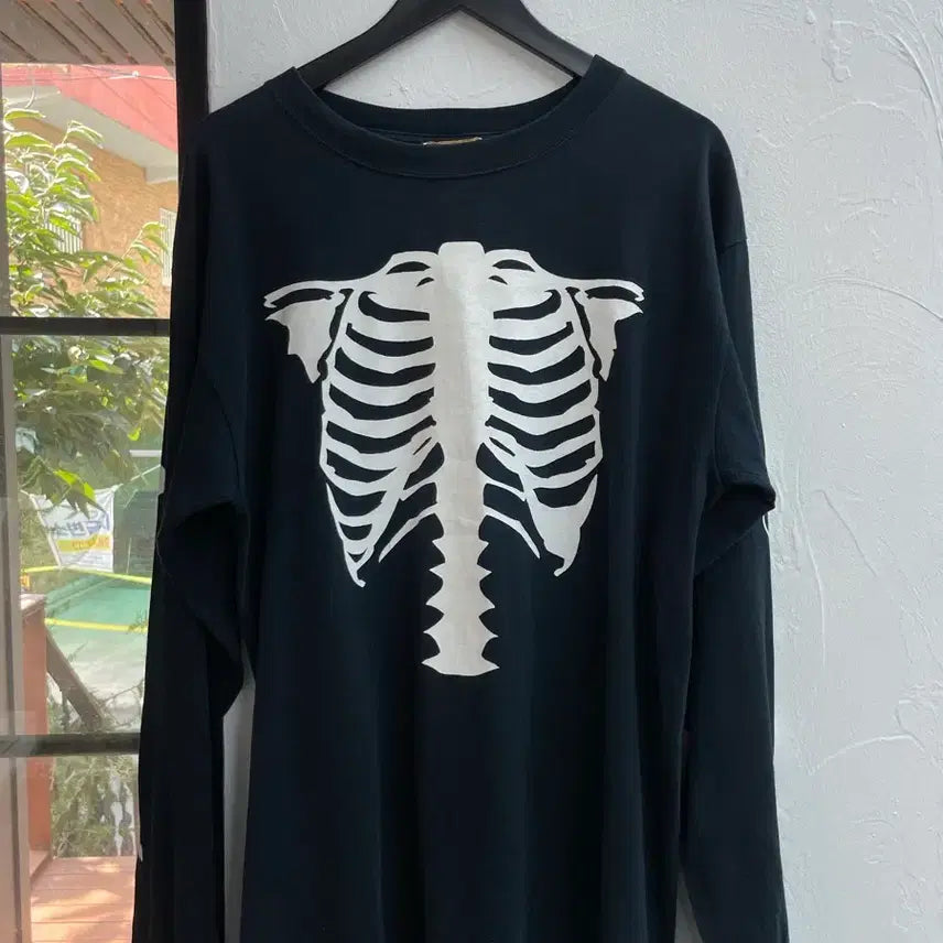 [BUNJANG] Vanson Leather Bone Long Sleeve / 밴슨 레더 본 롱슬리브