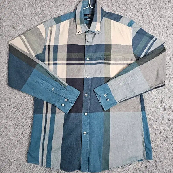 [BUNJANG] DAKS Check Shirt XL / 닥스 DAKS 셔츠 체크 남방 XL
