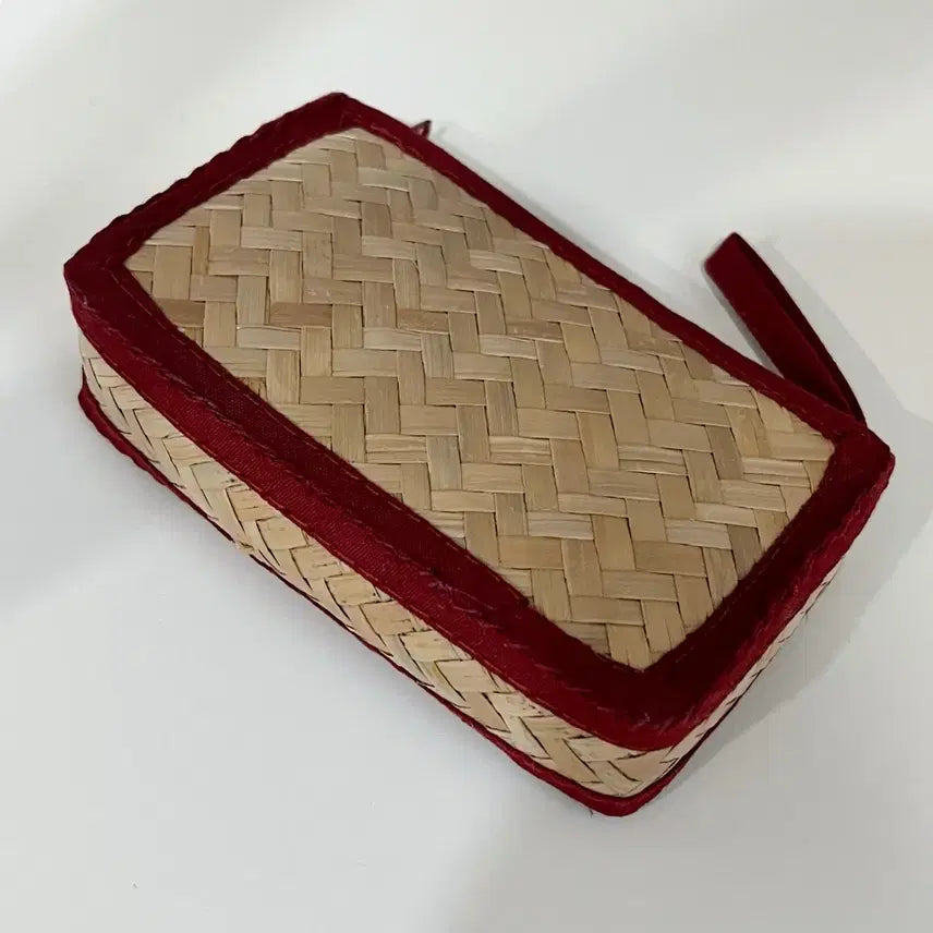 [BUNJANG] Rattan Coin Pouch / 라탄 동전지갑