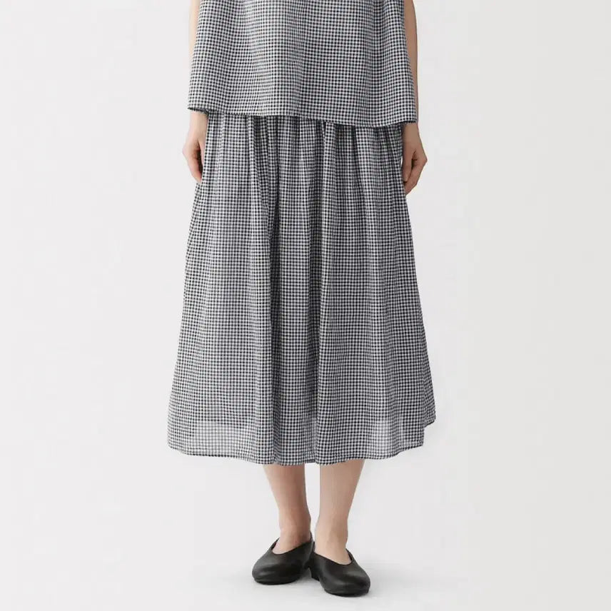 [BUNJANG] Muji Gather Skirt / [새상품] [8/8까지만판매] 모리걸 하구미 빈티지 무인양품 무지 유니클로 GU 연늘 강연 개더 스커트 BE1ZZA6S