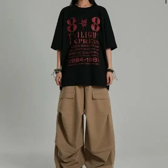 [BUNJANG] I Don't Wanna Sell Balloon Pants Beige Size 0 / 아이돈워너셀 벌룬팬츠