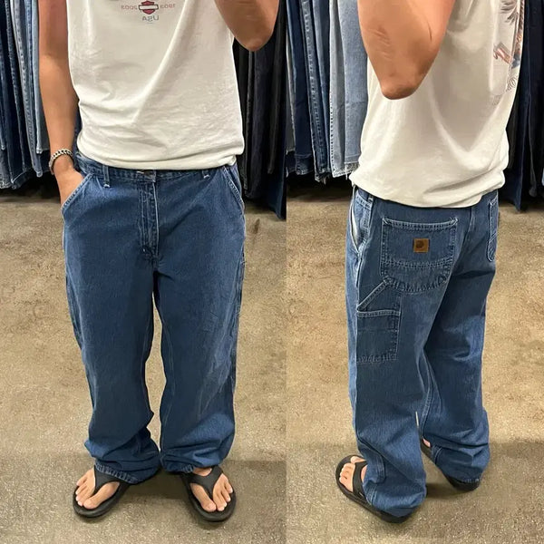 [BUNJANG] Carhartt B13 Denim Carpenter Pants / 칼하트 B13 데님 카펜터 팬츠 (34)