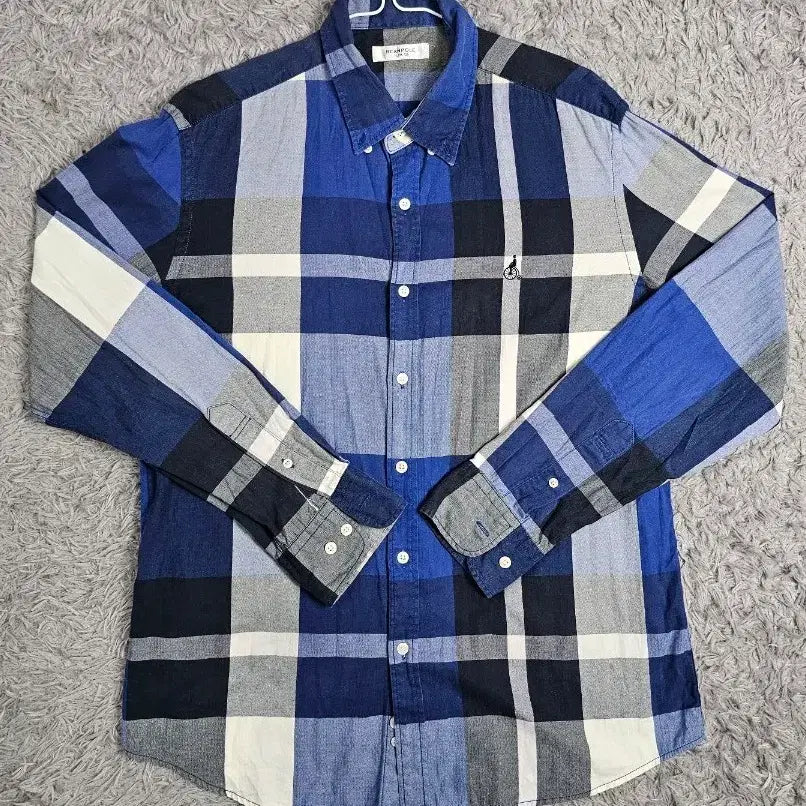 [BUNJANG] Beanpole Check Shirt XL / 빈폴 체크 남방 셔츠 XL