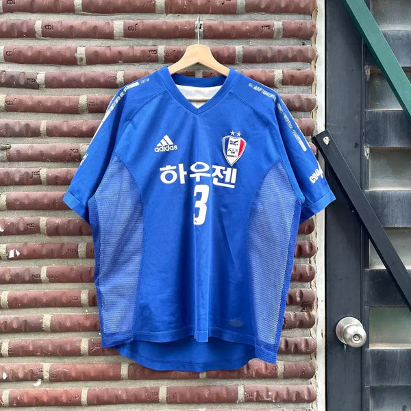 [BUNJANG] Adidas Suwon Samsung Bluewings Lee Byung-keun #3 Jersey XL (2003-2004) / 아디다스 수원 삼성 블루윙즈 03-04 no.3 이병근 XL