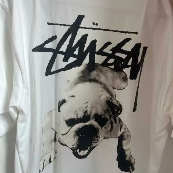 [BUNJANG] Stussy Bulldog T-Shirt / 스투시 불독 반팔