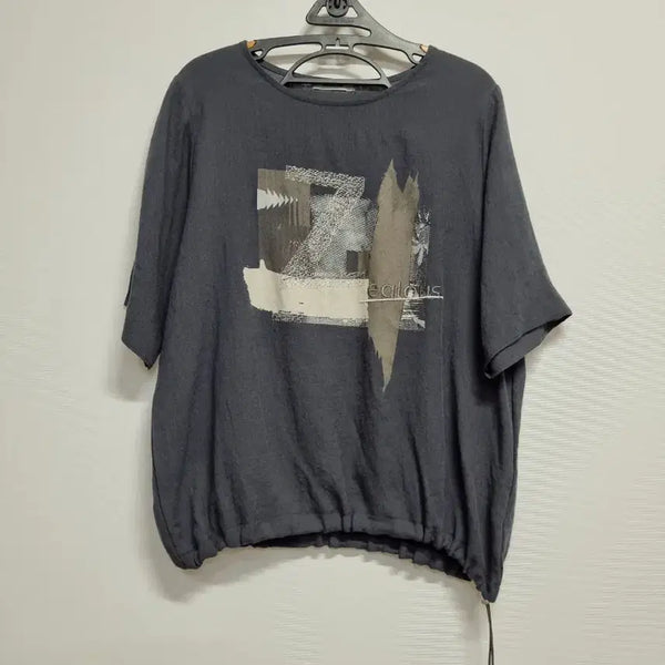[BUNJANG] Studio AG Graphic Print Short Sleeve T-Shirt / 스튜디오. ag그래픽 프린트 반팔 티셔츠