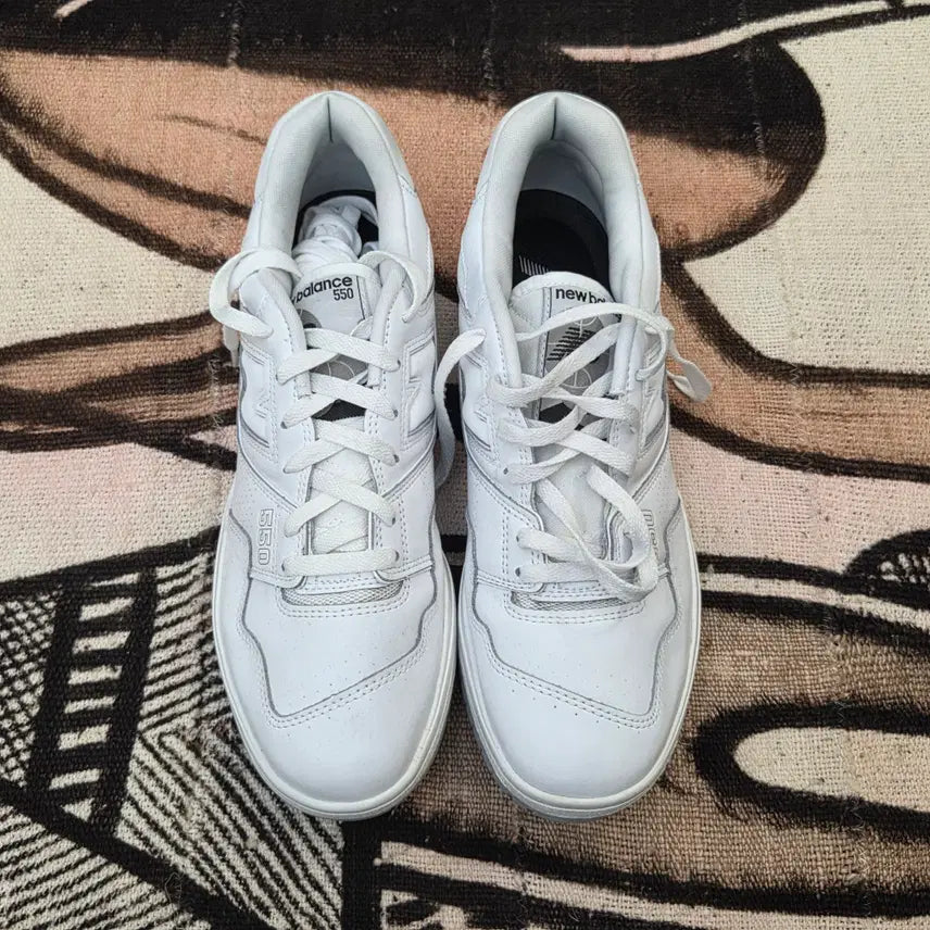 [BUNJANG] New Balance 550 White 2E Wide Sneakers / 285 뉴발란스 550 화이트 2E 와이드