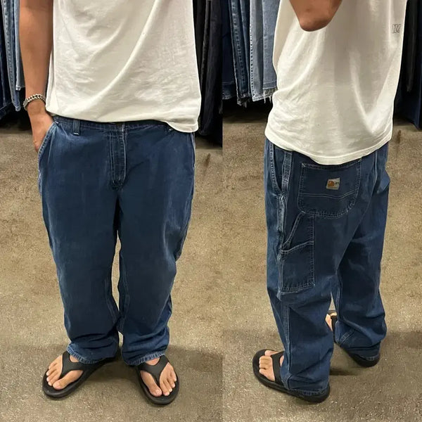 [BUNJANG] Carhartt FR Denim Carpenter Pants / 칼하트 FR 데님 카펜터 팬츠 (35)