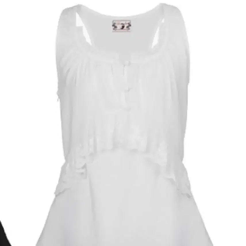 [BUNJANG] Ruffled Neck Vintage Fairy Lace Top / 러프넥 빈티지 페어리 레이스 탑
