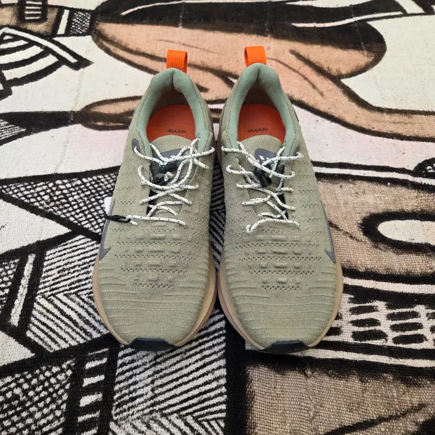 [BUNJANG] Nike ReactX Infinity Run 4 GORE-TEX Olive/Orange Running Shoes / 285 나이키 리액트X 인피니티 런 4 고어텍스 올리브/오렌지