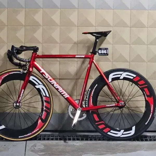 [BUNJANG] Tsunami Red Wine Complete Bike / 쓰나미 레드와인 완차판매