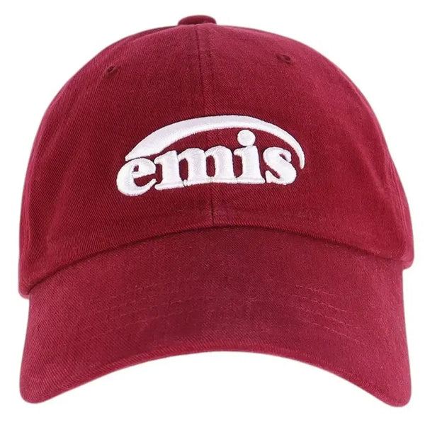 [BUNJANG] EMIS Burgundy Ball Cap / 이미스 EMIS 버건디 볼캡 모자 / k4661