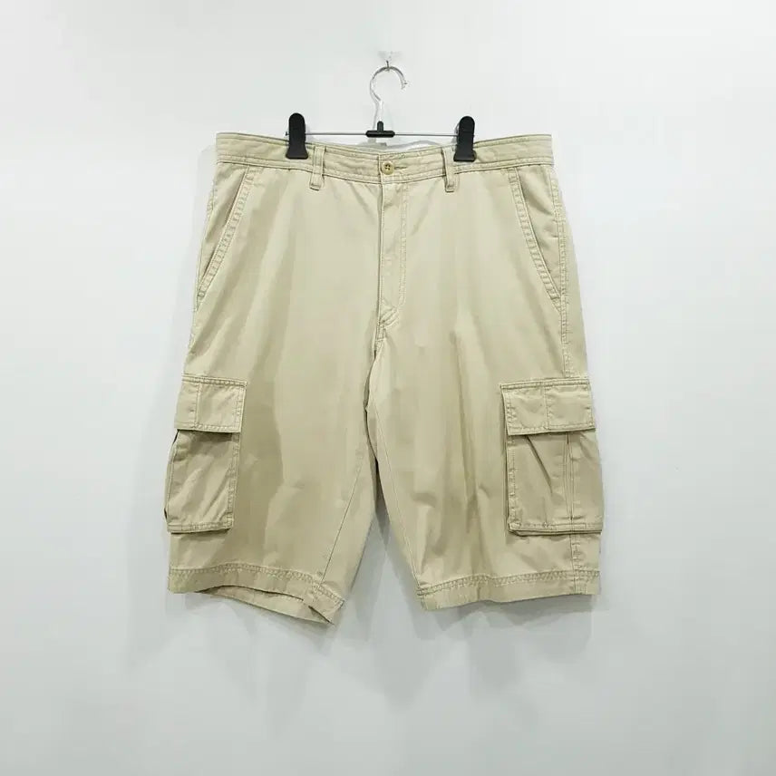 [BUNJANG] Uniqlo Cotton Bermuda Cargo Shorts / R309 유니클로 베이지 버뮤다팬츠 코튼 면 카고 반바지 남L