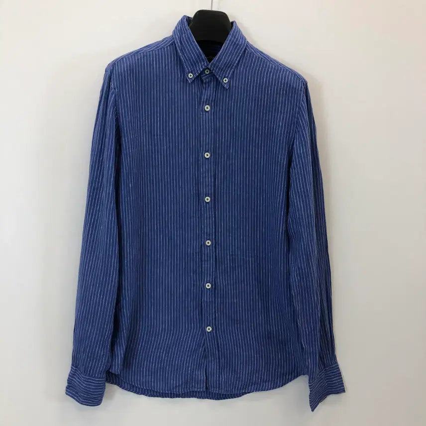 [BUNJANG] Massimo Dutti Premium 100% Linen Shirt Navy Size M / 마시모두띠 프리미엄 린넨 100% 셔츠 M