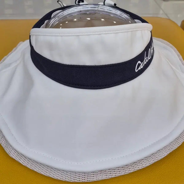 [BUNJANG] Castelbajac White Sun Cap / 까스텔바작 화이트 썬캡