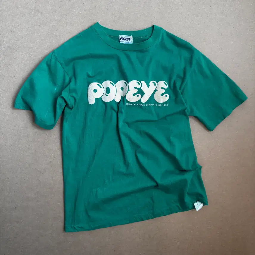 [BUNJANG] Pobopai Magazine Single Stitch T-Shirt (M) / 뽀빠이 매거진 싱글 스티치 반팔 (M)