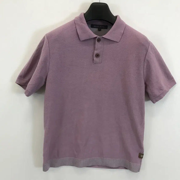 [BUNJANG] Bruno Baffi Knit Short-Sleeve Polo Shirt Pink Size 95 / 브루노바피 bruno baffi 니트반팔카라티 [95]