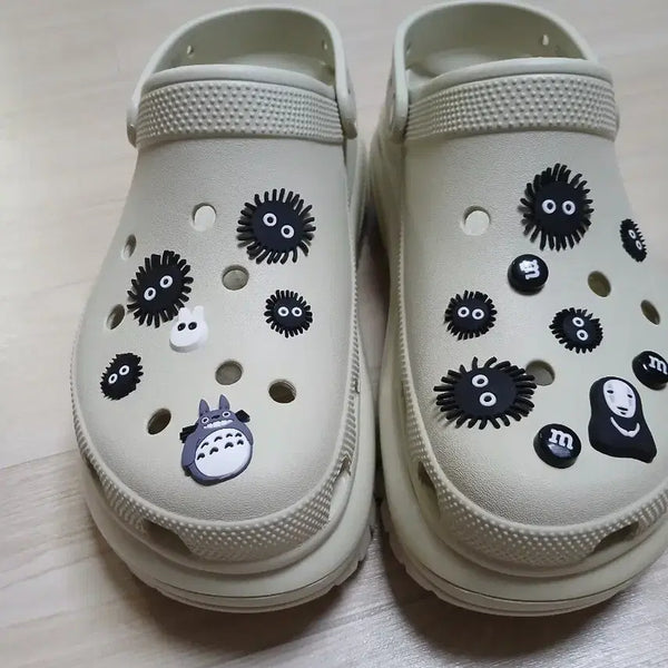 [BUNJANG] Crocs Totoro & Kaonashi Jibbitz Set / 크록스 토토로 가오나시 지비츠 세트