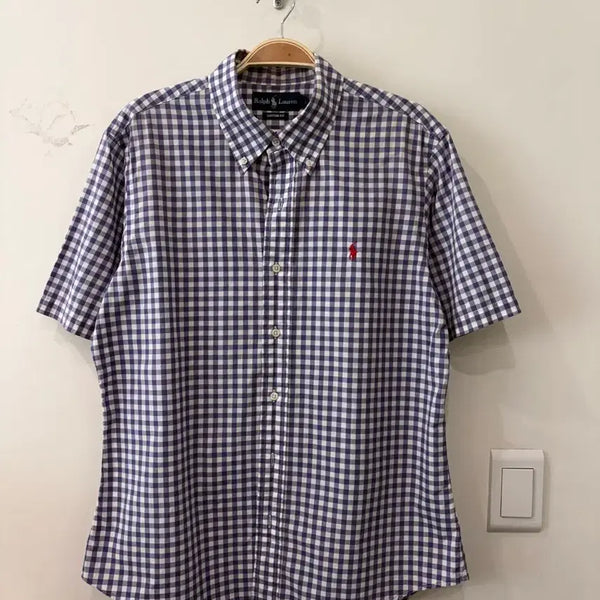 [BUNJANG] Polo Ralph Lauren Check Short Sleeve Shirt / 56. 폴로 체크 반팔셔츠