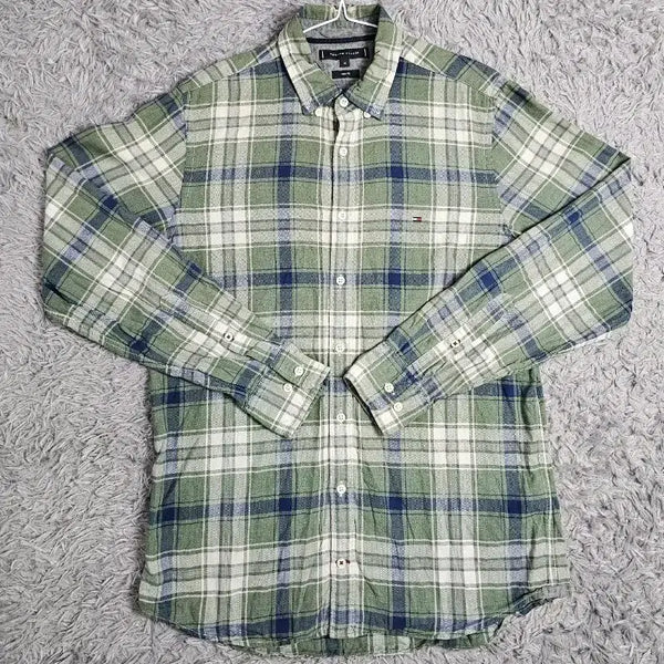 [BUNJANG] Tommy Hilfiger Checkered Button-Down Shirt - Size M / 타미힐피거 체크 남방 셔츠 M