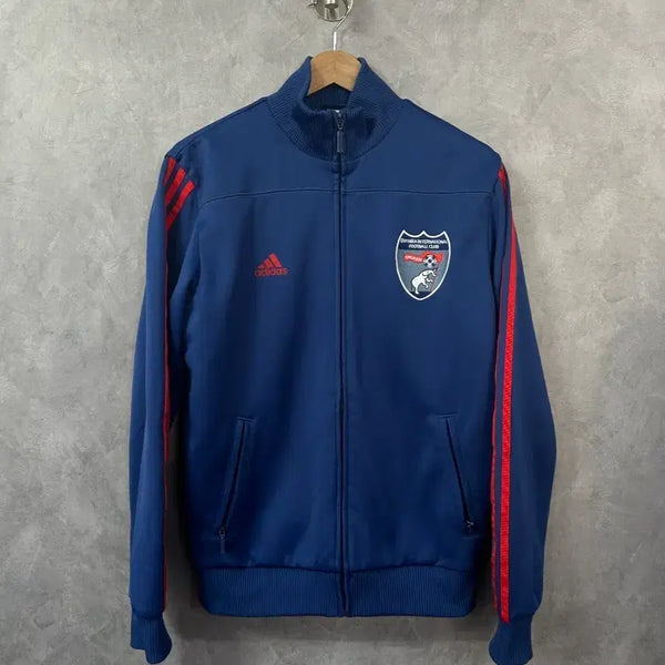 [BUNJANG] Adidas Football Track Top Navy Red Size 105 / 아디다스 축구 트랙탑 네이비 레드 105