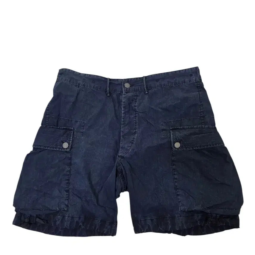 [BUNJANG] RRL Military Denim Cargo Shorts (Size 33) / 더블알엘 RRL 밀리터리 데님 카고 쇼츠 33
