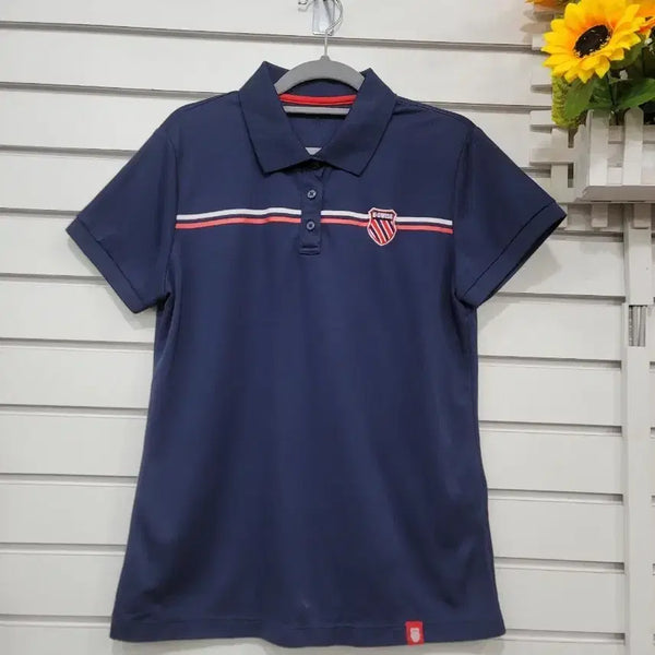 [BUNJANG] K-SWISS Women's Navy Collared T-Shirt / #여성의류깔끔한 네이비 색상의 K-SWISS 여성 카라티