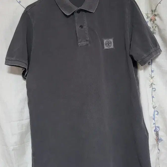 [BUNJANG] Stone Island Slim Fit Polo T-Shirt Size 95 / 스톤아일랜드 슬림핏 카라티 95