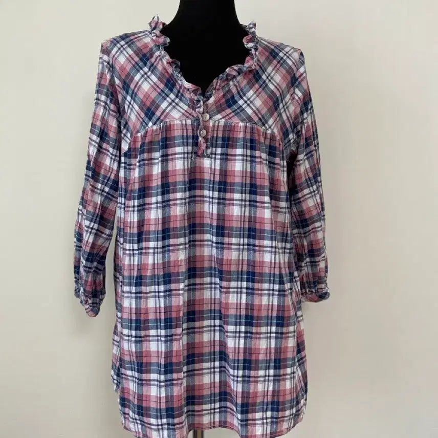 [BUNJANG] Red Checkered Dress / 레드 체크 원피스