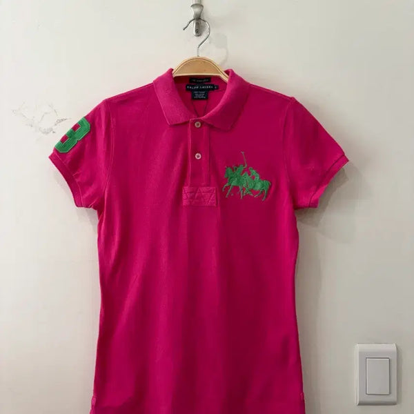 [BUNJANG] Polo Ralph Lauren Big Pony Skinny Fit Short Sleeve Polo Shirt / 98. 폴로 빅포니 스키니 반팔 카라티 PK