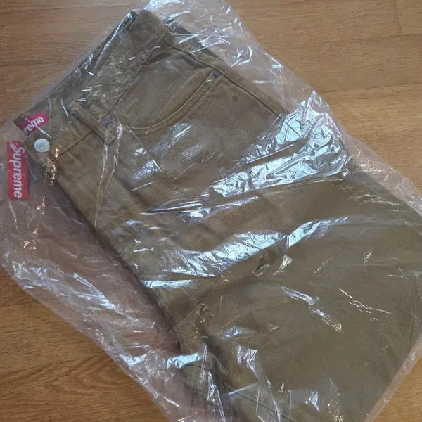 [BUNJANG] Supreme FW24 Baggy Jeans Brown Size 32 / (새상품) FW24 슈프림 배기진 브라운 - 사이즈 32
