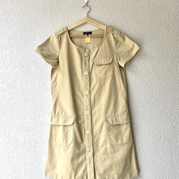 [BUNJANG] A.P.C. Mini Dress Twill Cotton Size 36 / 아페쎄 미니원피스