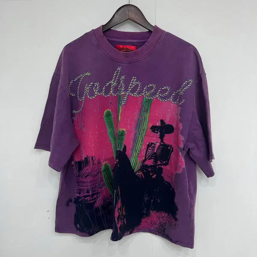 [BUNJANG] Godspeed Westworld Purple Washed T-Shirt XL / godspeed westworld purple washed 티셔츠