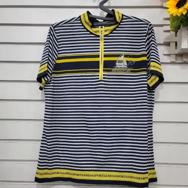 [BUNJANG] Arena Sport Striped T-Shirt / #여성의류시원한 스트라이프 패턴의 아레나스포츠 반팔티