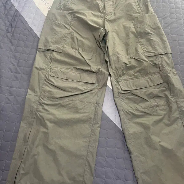 [BUNJANG] Polilteru Nylon Cargo Pants 1 Wash Size 3 (L) / 폴리테루 nylon cargo pants 1 wash sa ge/ 3(L)