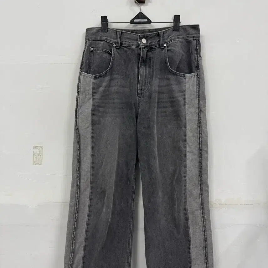 [BUNJANG] ADD Two-Tone Denim Pants / (M)ADD 애드 투톤 데님팬츠