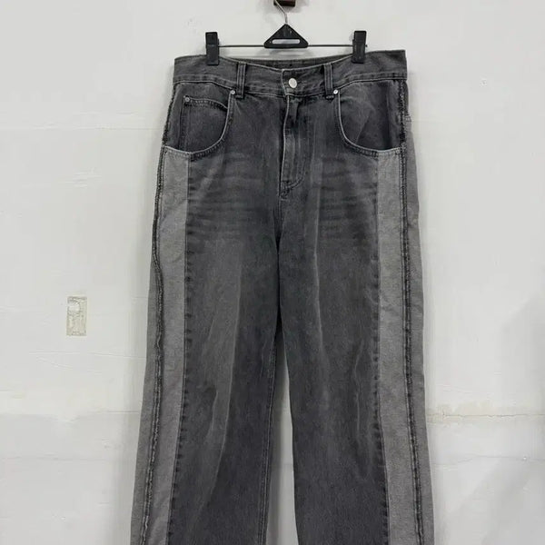 [BUNJANG] ADD Two-Tone Denim Pants / (M)ADD 애드 투톤 데님팬츠
