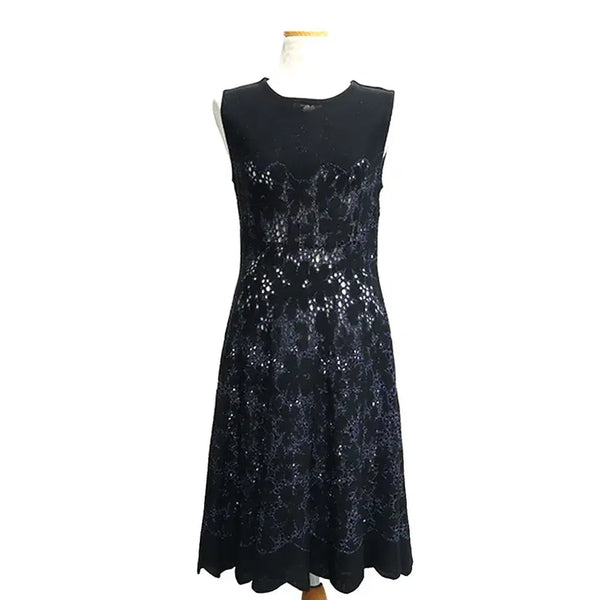 [BUNJANG] Christian Dior Navy & Black Knit Dress / CHRISTIAN DIOR 디올 원피스 네이비&블랙