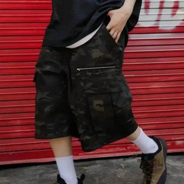 [BUNJANG] Crump Camo Bermuda Shorts Pants L / 크럼프 카모 버뮤다 팬츠 반바지 바지 L