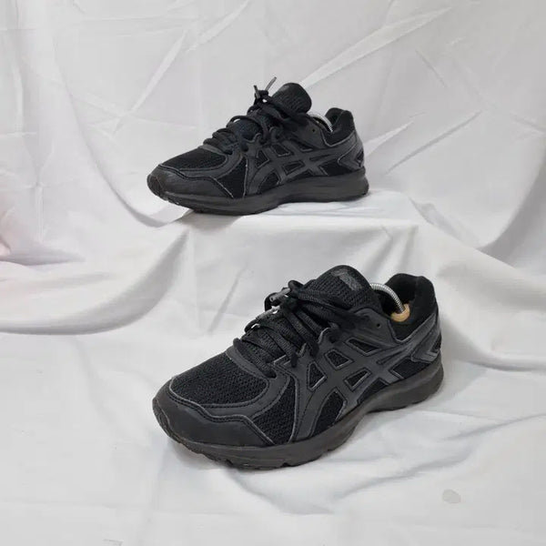 [BUNJANG] DooHa Vintage ASICS Jog 100 Sneakers Black / 두하빈티지 245 아식스 조그 100 스니커즈 블랙