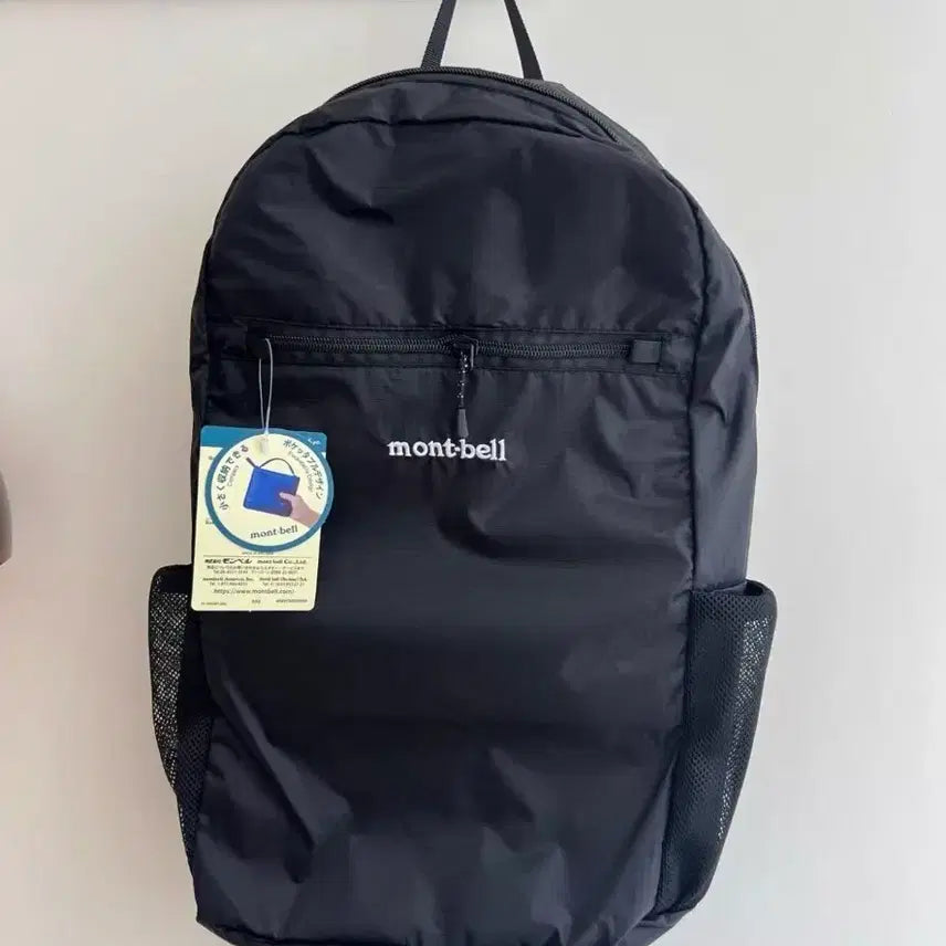 [BUNJANG] Montbell Ultralight Foldable Backpack with Mesh Water Bottle Pockets / 몽벨 휴대용 접이 배낭 메쉬 물통포켓 데일리 등산 여행 가방 새상품급 택배거래 전용