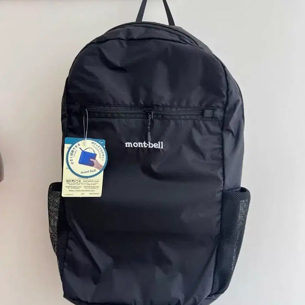 [BUNJANG] Montbell Ultralight Foldable Backpack with Mesh Water Bottle Pockets / 몽벨 휴대용 접이 배낭 메쉬 물통포켓 데일리 등산 여행 가방 새상품급 택배거래 전용